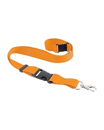 NASTRO DA COLLO CON SGANCIO DI SICUREZZA, SGANCIO PORTACHIAVI E MOSCHETTONE 05032