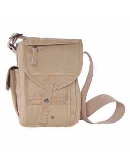 BORSELLO IN NYLON RIPSTOP CON 3 TASCHE E TRACOLLA REGOLABILE