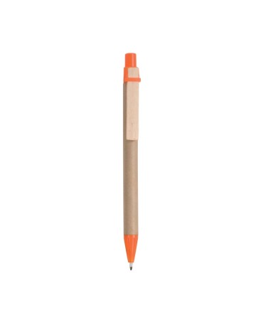 PENNA A SCATTO, IN CARTONCINO, CON CLIP IN LEGNO 09816