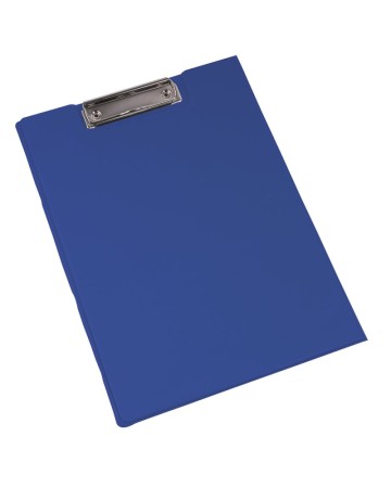 CARTELLA IN PLASTICA CON PORTABLOCCO A4, CON MOLLA E PORTAPENNA 10442