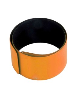 BRACCIALE DI SICUREZZA "CLIC CLAC" IN POLIESTERE CATARIFRANGENTE E PVC