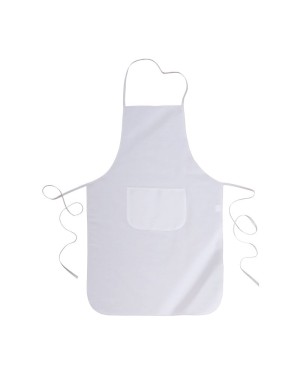 GREMBIULE IN 30 % COTONE/70 % POLIESTERE (160G/M2), 60X92 CM CON TASCA FRONTALE 11469