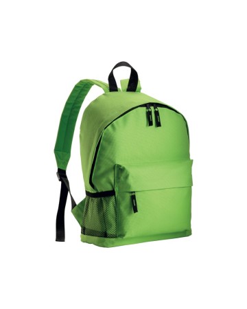 ZAINO IN POLIESTERE 600D CON 3 TASCHE, DI CUI UNA LATERALE RETINATA 13101
