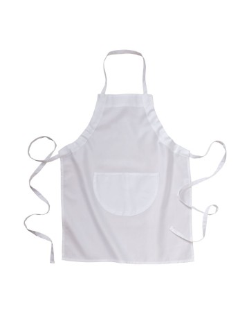 GREMBIULE LUNGO IN 30 % COTONE/70 % POLIESTERE (160G/M2), 65X80 CM CON TASCA FRONTALE 1441201