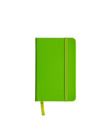 QUADERNO IN PVC CON ELASTICO COLORATO, FOGLI A RIGHE (80 PAG.), SEGNALIBRO IN RASO 14414