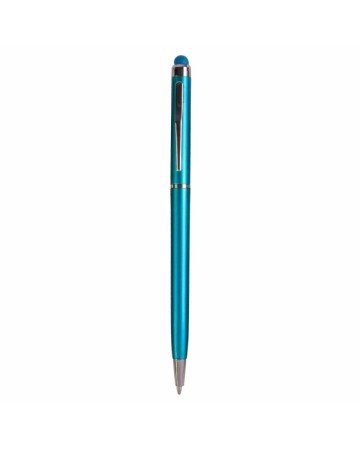 PENNA TWIST IN PLASTICA CON  GOMMINO PER TOUCH SCREEN E CLIP IN METALLO 14806