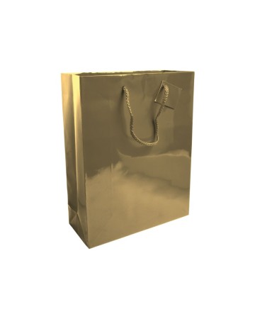 SHOPPER CON SOFFIETTO IN CARTA LAMINATA 157 G/M2 CON RINFORZO ALLA BASE 15125