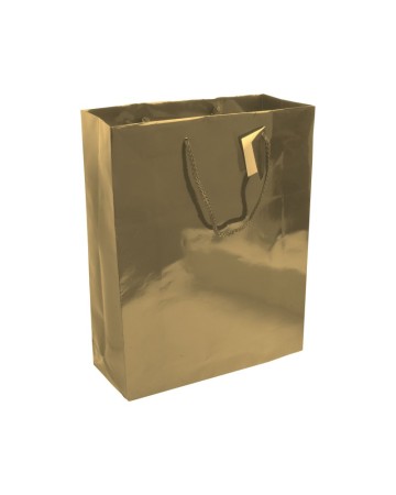 SHOPPER CON SOFFIETTO IN CARTA LAMINATA 157 G/M2 CON RINFORZO ALLA BASE 15126