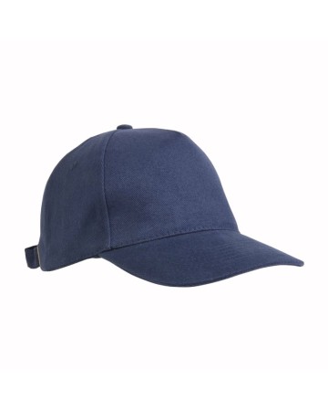 CAPPELLINO IN COTONE PESANTE SPAZZOLATO, 5 PANNELLI 15302