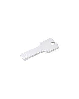 CHIAVETTA USB 4GB IN METALLO A FORMA DI CHIAVE CON FORO PER PORTACHIAVI