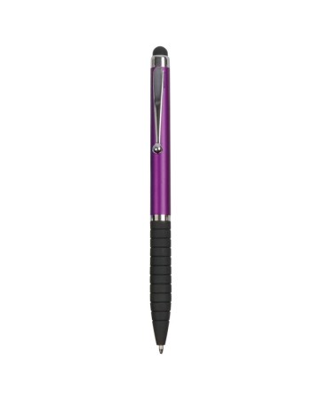 PENNA TWIST IN PLASTICA, CON IMPUGNATURA GOMMATA E GOMMINO PER TOUCH SCREEN 16808