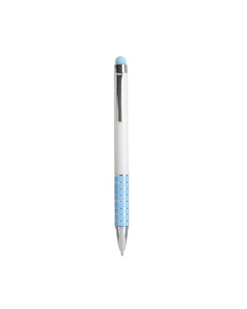 PENNA TWIST CON FUSTO BIANCO IN PLASTICA E IMPUGNATURA COLORATA IN ALLUMINIO 16818