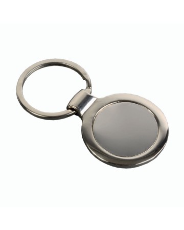 PORTACHIAVI IN METALLO TONDO, ADATTO ANCHE A LOGO RESINA 16908