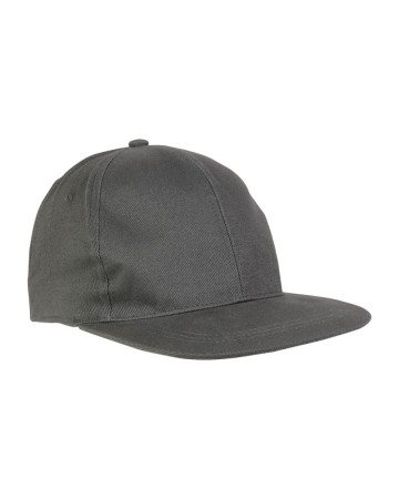 CAPPELLINO IN COTONE PESANTE, 6 PANNELLI CON VISIERA PIATTA 17302