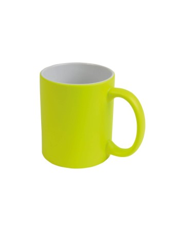 TAZZA IN CERAMICA A GRADE COLORI FLUO DA 320 ML 17409S