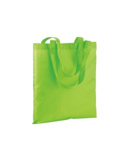 SHOPPER IN POLIESTERE 210T COLORI FLUO, MANICI LUNGHI