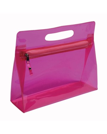 BEAUTY IN PVC TRASPARENTE CON CHIUSURA A ZIP E MANIGLIA 18141