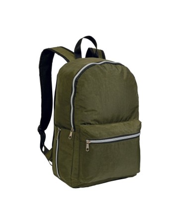 ZAINO IN NYLON 420D CON 4 TASCHE DI CUI 2 LATERALI A ZIP RETINATE 18143