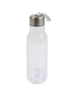 BORRACCIA IN ABS BPA FREE TRASPARENTE CON TAPPO IN METALLO (500ML) CON MANIGLIA IN TESSUTO