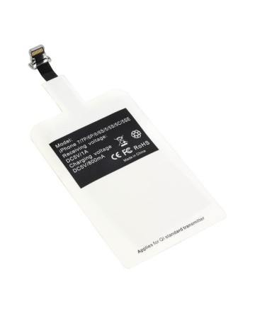 RICEVITORE QI WIRELESS CON CONNETTORE LIGHTNING PER ABILITARE I DISPOSITIVI APPLE 18435OPT