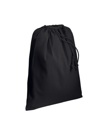 SACCHETTO IN COTONE 120 G/M2 CON CHIUSURA A STROZZO, 40 X 50 CM 19116