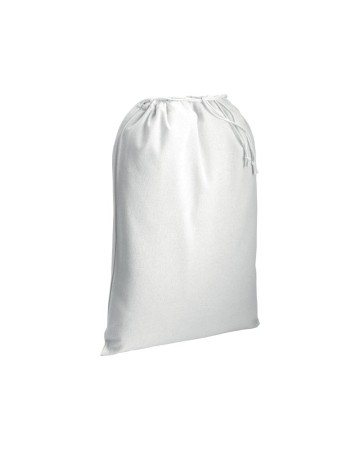 SACCHETTO IN COTONE 120 G/M2 CON CHIUSURA A STROZZO, 30 X 45 CM 1911701