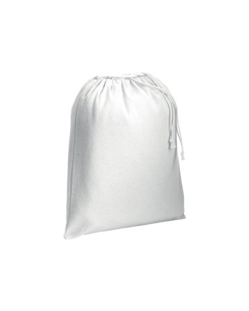 SACCHETTO IN COTONE 120 G/M2 CON CHIUSURA A STROZZO, 25 X 30 CM 1911801