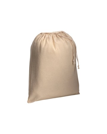 SACCHETTO IN COTONE NATURALE 120 G/M2 CON CHIUSURA A STROZZO, 25 X 30 CM 1911822