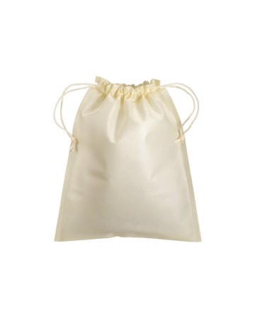 SACCHETTO IN TNT 80G/M2 CON CHIUSURA A STROZZO, 25 X 30 CM 19124