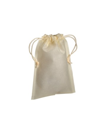 SACCHETTO IN TNT 80G/M2 CON CHIUSURA A STROZZO, 15 X 20 CM 19125