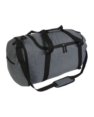 BORSA SPORT IN POLIESTERE TWOTONE CON SPALLACCI ESTRAIBILI E TASCA PORTA SCARPE 19142