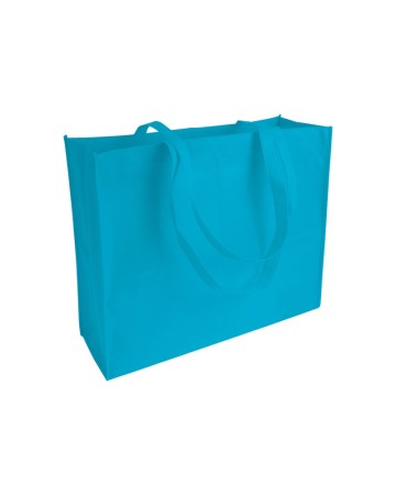 SHOPPER CON SOFFIETTO IN TNT CUCITO, MANICI LUNGHI 19148