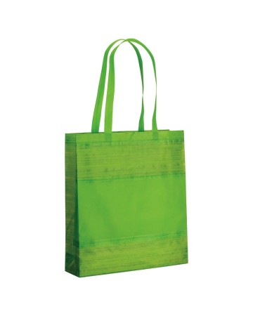 SHOPPER IN TNT TERMOSALDATO CON SOFFIETTO, MANICI 65 CM 19163