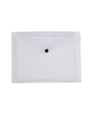 BUSTA PORTADOCUMENTI IN PP 150 CON 1 TASCA E CHIUSURA A CLIP (A5), CON SOFFIETTO 19424