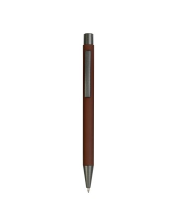 PENNA A SCATTO IN METALLO GOMMATO CON PARTICOLARI BRUNITI 19819
