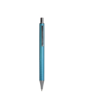 PENNA A SCATTO IN PLASTICA CON IMPUGNATURA ZIGRINATA E CLIP IN METALLO 19822