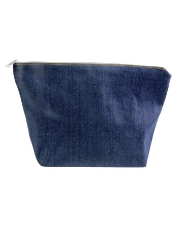 BEAUTY CASE IN COTONE DENIM 220 G/M2 (85% COTONE - 15% POLIESTERE) CON CHIUSURA ZIP 20103