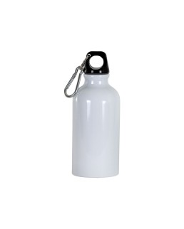 BORRACCIA IN ALLUMINIO CON MOSCHETTONE, 400ML CON SCATOLA