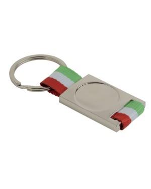 PORTACHIAVI IN ALLUMINIO/NYLON. SPAZIO CENTRALE IDONEO PER LOGO RESINA 20918