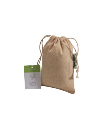 SACCHETTO REGALO IN COTONE BIOLOGICO 140G/M2, 10 X 14 CM 21106