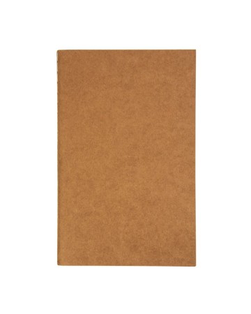 QUADERNO CON COPERTINA IN CARTA RICICLATA, FOGLI A RIGHE COLOR AVORIO, 50 PAG., 9X14 CM 21437