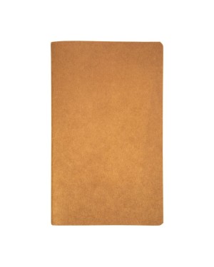 QUADERNO CON COPERTINA IN CARTA RICICLATA, FOGLI A RIGHE COLOR AVORIO 21438