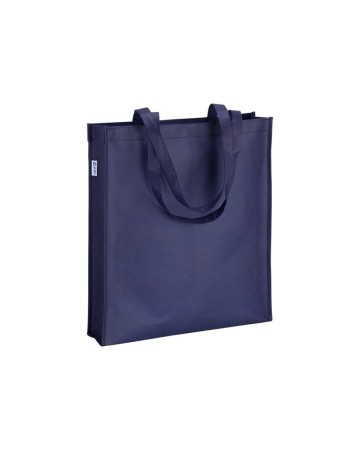 SHOPPER IN R-PET 80 G/M2 CON SOFFIETTO E MANICI LUNGHI 22105