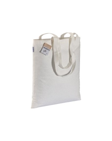 SHOPPER IN FIBRA DI BAMBU 135 G/M2, MANICI LUNGHI 22110