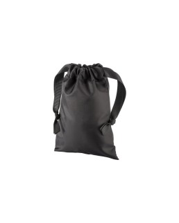SACCHETTO REGALO  IN R-PET 210T CON CHIUSURA A STROZZO, 10X14 CM 22112