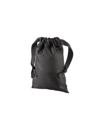 SACCHETTO REGALO  IN R-PET 210T CON CHIUSURA A STROZZO, 10X14 CM 22112