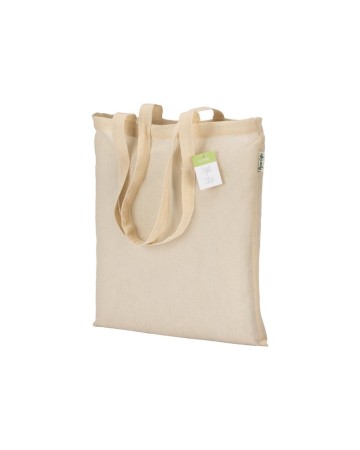 SHOPPER IN COTONE BIOLOGICO DA 100 G/M2, MANICI LUNGHI 22115