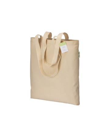 SHOPPER IN COTONE BIOLOGICO 190 G/M2, MANICI LUNGHI 22116
