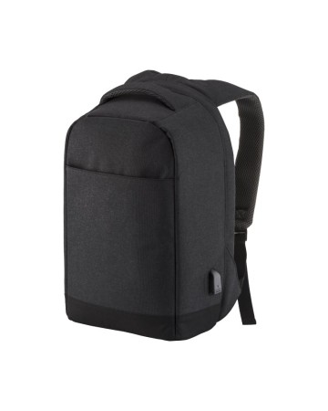 ZAINO PORTA PC CON CHIUSURA ANTIFURTO, CON PRESA USB,  IN POLIESTERE 22120