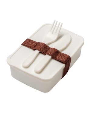 PORTA PRANZO IN PP, CON POSATE INCLUSE. NON ADATTO ALLA LAVASTOVIGLIE E AL MICROONDE 22453